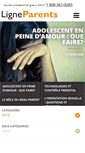 Mobile Screenshot of ligneparents.com